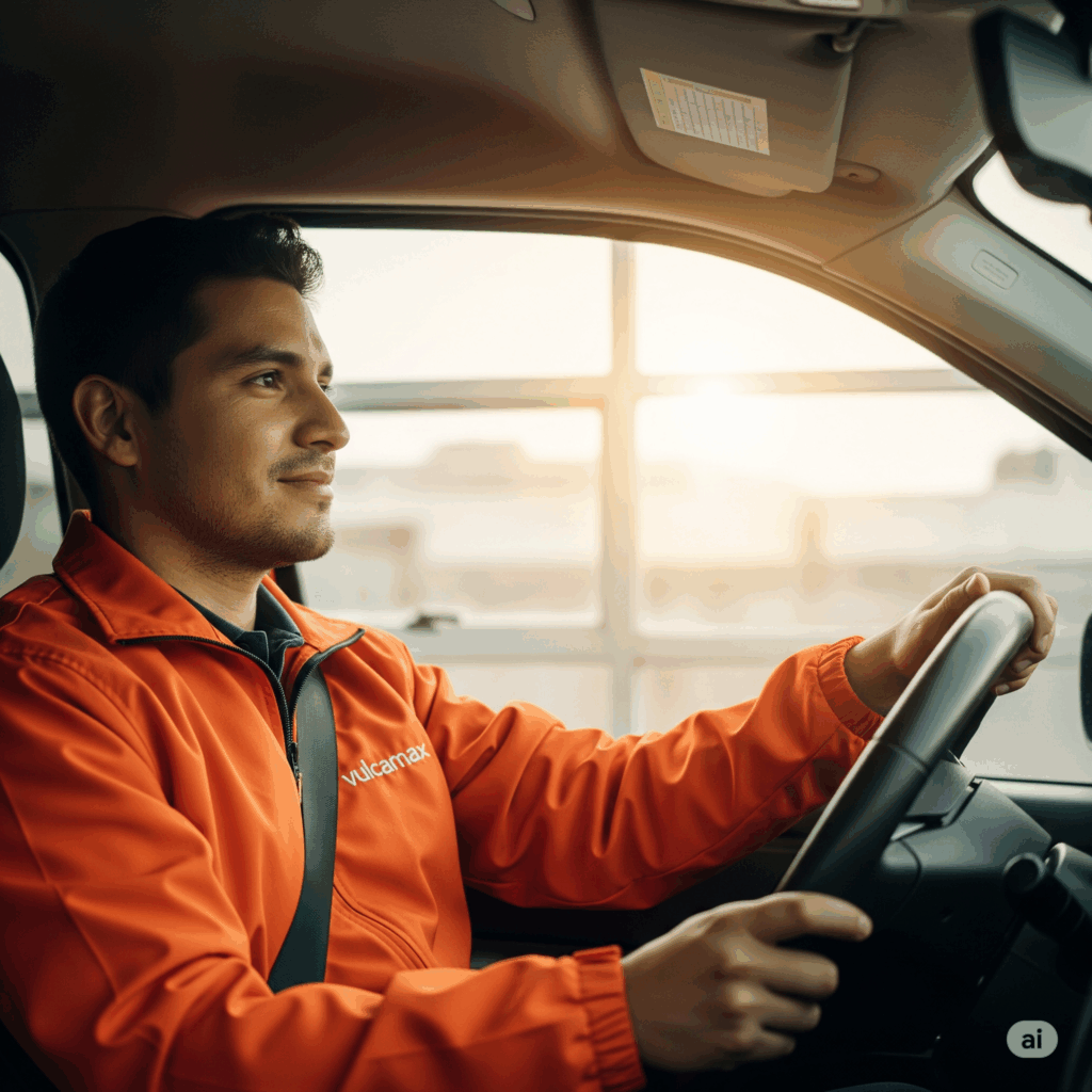 conductor Movidos.cl realizando entrega express para empresa en Santiago de Chile – desarrollado por BonoboAgencia.com